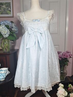 Angelic Pretty Sax Carousel Horse Print Babydoll JSK | Sweet Lolita